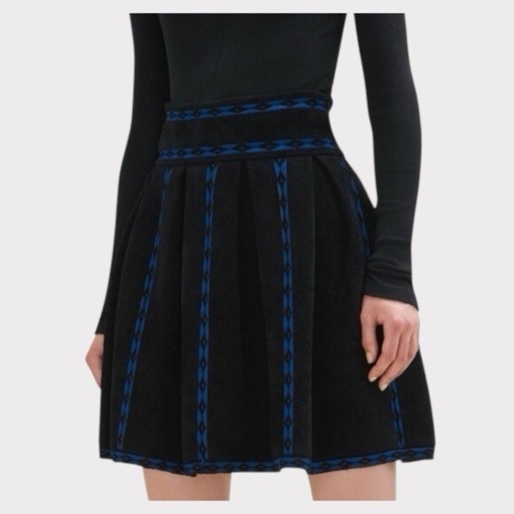Maje Jerome Jacquard Mini Skirt